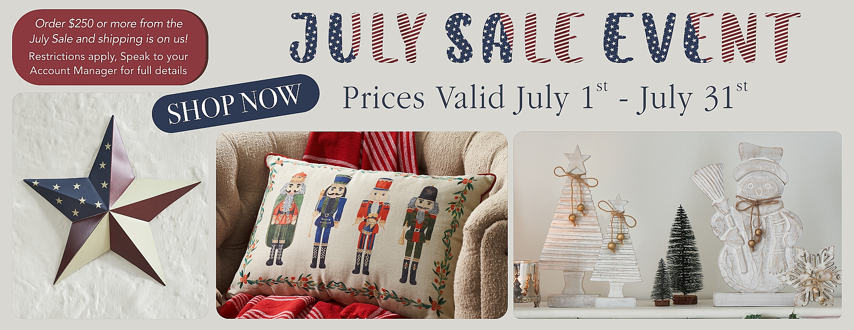 July Sale Event